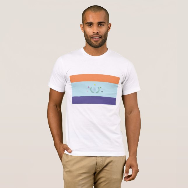Offizielles Pantasian Flaggen-Shirt mit Motto T-Shirt (Vorne ganz)