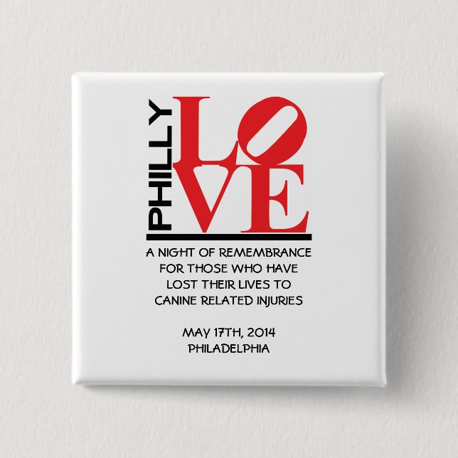 Offizielles Philly Button 2014 (Vorderseite)