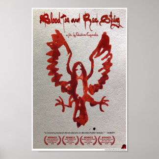 Offizielles Plakat mit kleinem Blutegel und rotem 