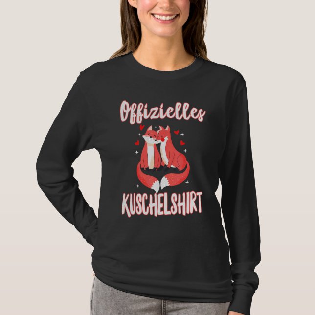 Offizielles Plätzchen für Unterhaltung und Kuddeln T-Shirt (Vorderseite)