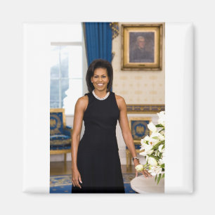 Offizielles Portrait von First Lady Michelle Obama Magnet