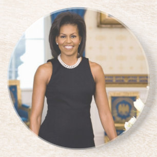 Offizielles Portrait von First Lady Michelle Obama Untersetzer