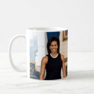 Offizielles Porträt erster Dame Michelle Obama Kaffeetasse