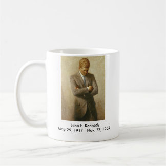 Offizielles Porträt John F. Kennedy Kaffeetasse