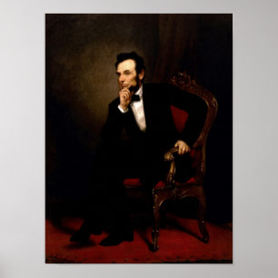 Offizielles Porträt-Plakat Abraham Lincoln Poster
