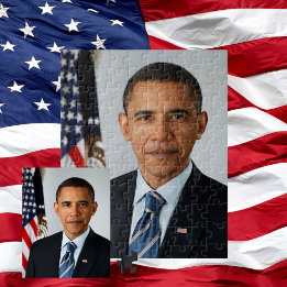 Offizielles Porträt von Präsident Barack Obama aus