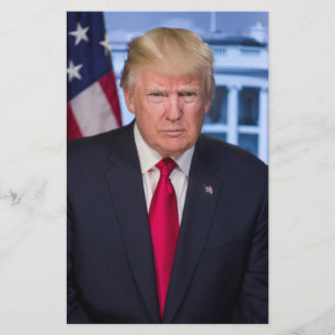 Offizielles präsidentielles Porträt von Donald Tru Flyer