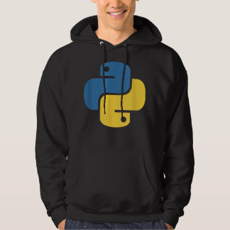 Offizielles Python-Logo für Entwickler Hoodie