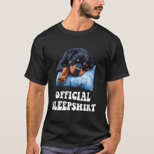 Offizielles Rottweiler-Schlafshirt Rottie-Hunde-Li T-Shirt