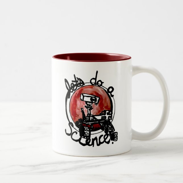 Offizielles @SarcasticRover Logo Zweifarbige Tasse (Rechts)