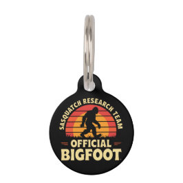 Offizielles Sasquatch Research Team: Bigfoot Jäger Haustiermarke