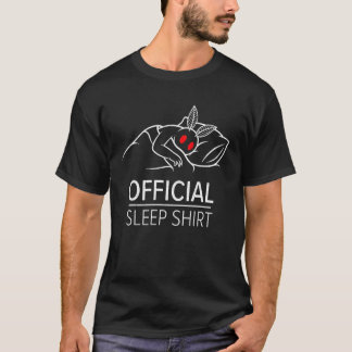 Offizielles Schlaf-Shirt Süßer Mothman Kryptid Sch T-Shirt