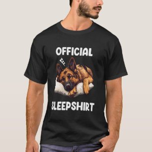 Offizielles Schlafshirt für Deutsche-Schäferhund-H T-Shirt