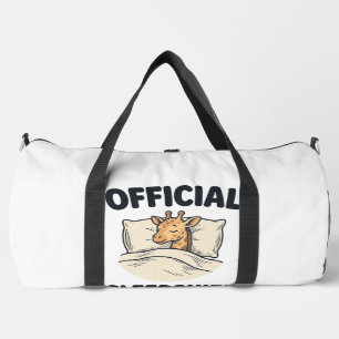 Offizielles Schlafshirt Giraffe Lustiges Schlaf Sh Duffle Bag