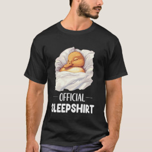 Offizielles Schlafshirt Süße Schlafende Ente Tierl T-Shirt