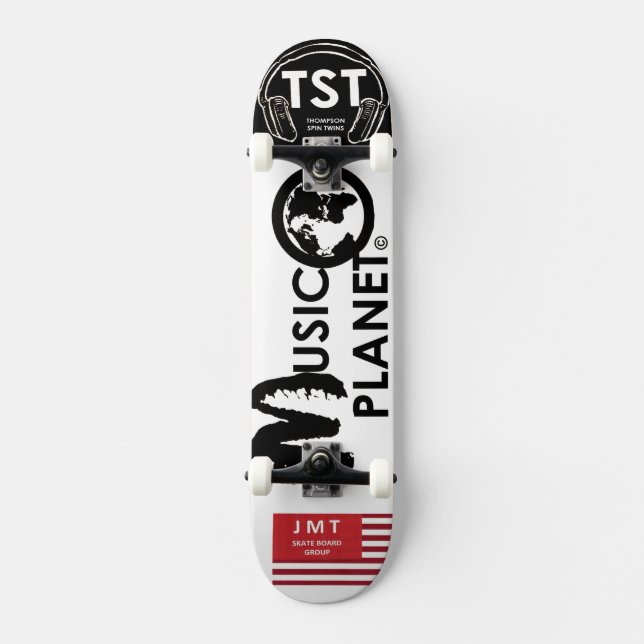Offizielles Skateboard für MUSIKPLANET (Vorderseite)