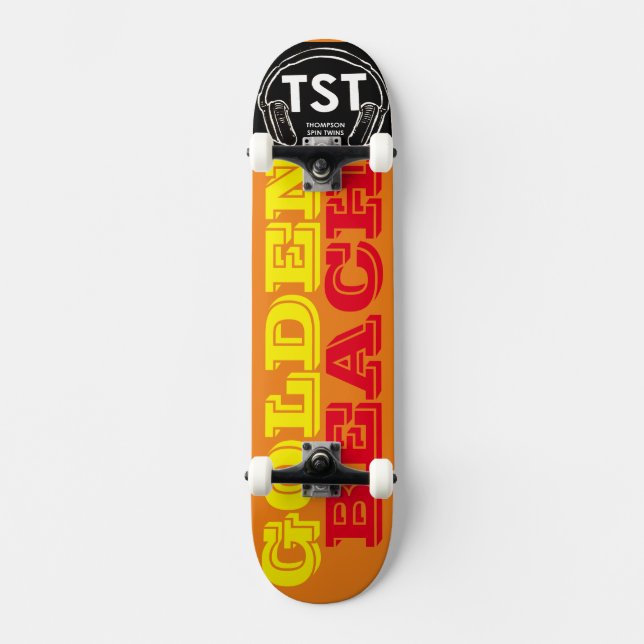 Offizielles Skateboard GOLDEN BEACH (Vorderseite)