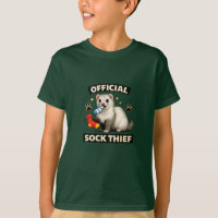 “Offizielles Socken-Dieb-Frettchen-T-Shirt.