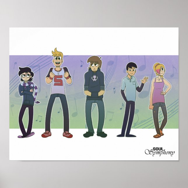 Offizielles Soul Symphony Poster Nr. 2 (Vorne)