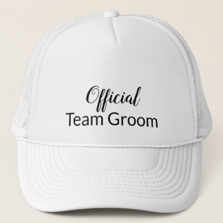 Offizielles Team Groom Wedding Cap Truckerkappe