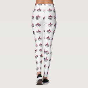 Offizielles Textrahmen-Logo Leggings