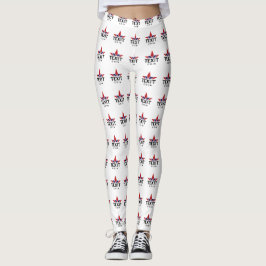 Offizielles Textrahmen-Logo Leggings