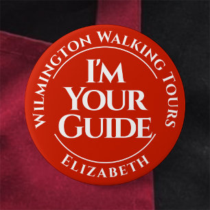 Offizielles Tourguide-Abzeichen Button