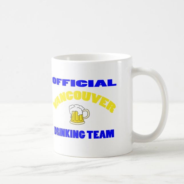 OFFIZIELLES TRINKENDES TEAM VANCOUVERS KAFFEETASSE (Rechts)