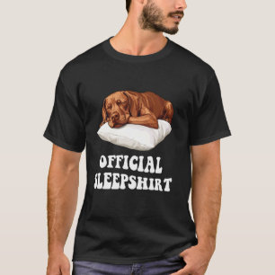 Offizielles Vizsla-Schlafshirt Hunde Liebhaber Nac T-Shirt