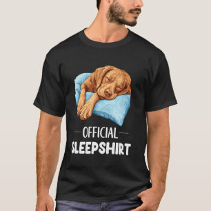 Offizielles Vizsla-Schlafshirt Süße Hunde Liebhabe T-Shirt