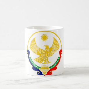 Offizielles Wappen Dagestans Wappenkunde-Symbol Kaffeetasse