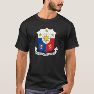 Offizielles Wappen Philippinen Wappenkunde-Symbol T-Shirt