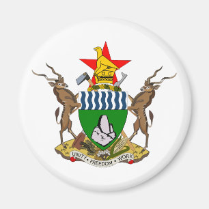 Offizielles Wappen Simbabwes Wappenkunde-Symbol Magnet