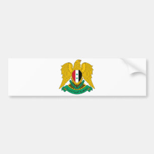Offizielles Wappen Syriens Wappenkunde-Symbol Autoaufkleber