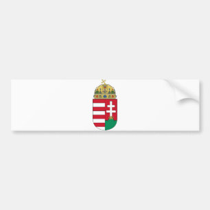 Offizielles Wappen Ungarns Wappenkunde-Symbol Autoaufkleber