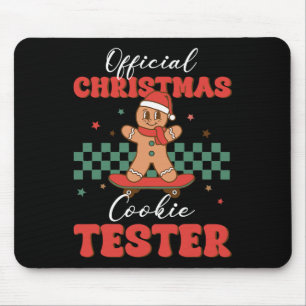 Offizielles Weihnachtskeks Tester Baking Gingerbre Mousepad