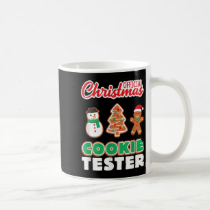 Offizielles Weihnachtsplätzchen Tester T-Shirt Xma Kaffeetasse