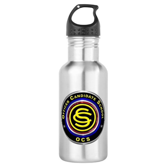 Offizier der Armee Edelstahlflasche (Vorderseite)
