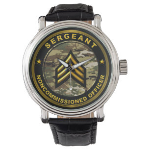 Offizier der Sergeant Army Armbanduhr
