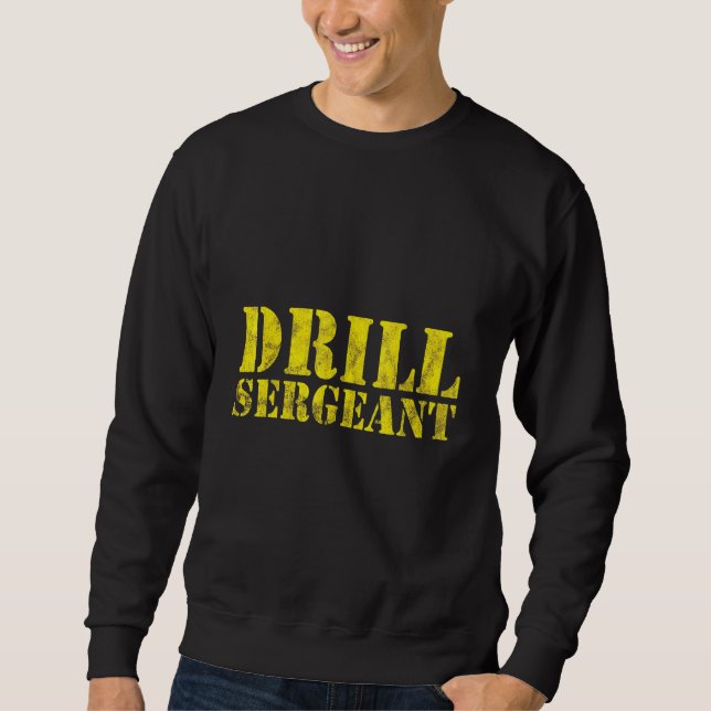 Offizier des Drill Sergeant Drill Team Sweatshirt (Vorderseite)