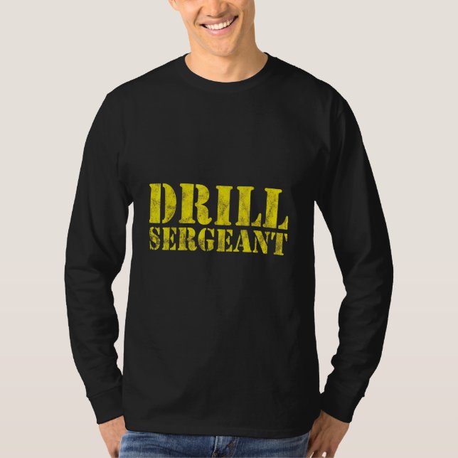 Offizier des Drill Sergeant Drill Team T-Shirt (Vorderseite)
