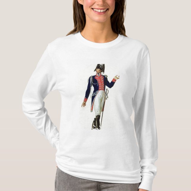 Offizier des Garde du Corps T-Shirt (Vorderseite)