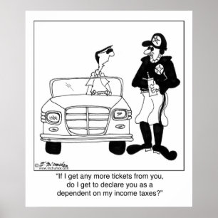 Offizier erklärt als Abhängiger: Poster