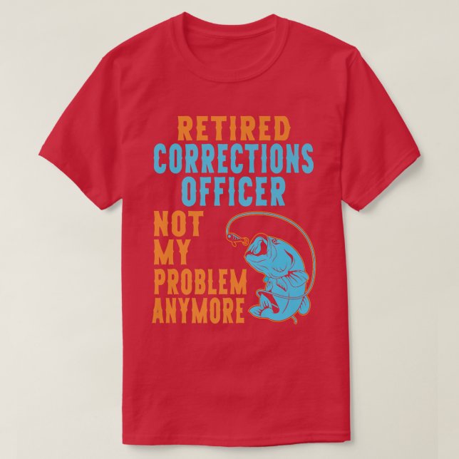 Offizier für die erneute Korrektur der Fangtätigke T-Shirt (Design vorne)