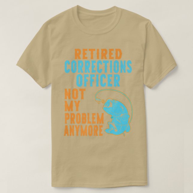 Offizier für die erneute Korrektur der Fangtätigke T-Shirt (Design vorne)