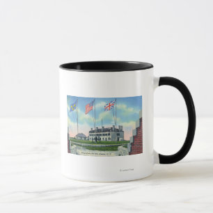 Offizier-Raum im alten französischen Schloss Tasse