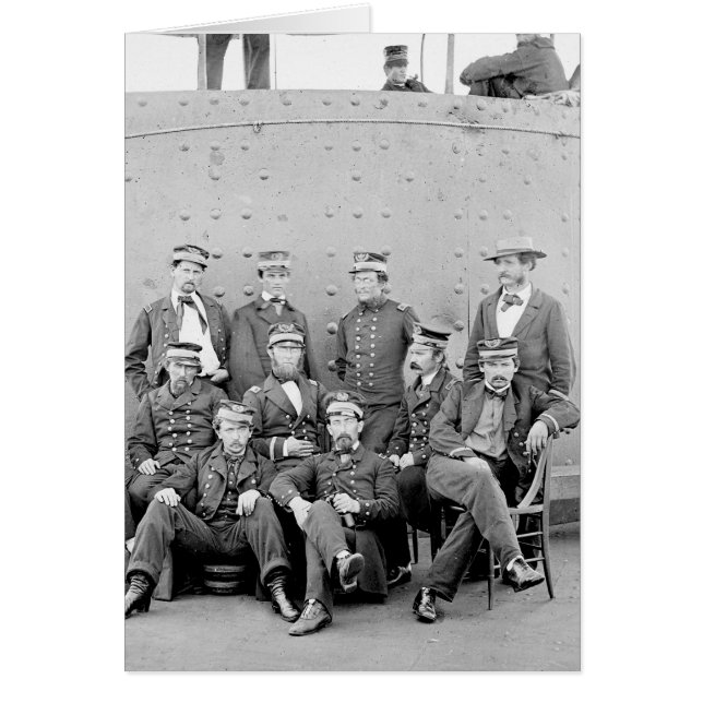 Offiziere auf USS Monitor, 1862 (Vorne)