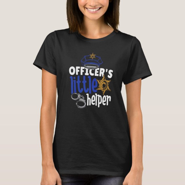 Offiziers Helper Kid's Police Officer T-Shirt (Vorderseite)