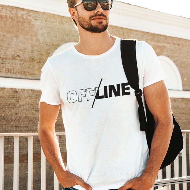 Offline | Geek Spaß T - Shirt (Von Creator hochgeladen)