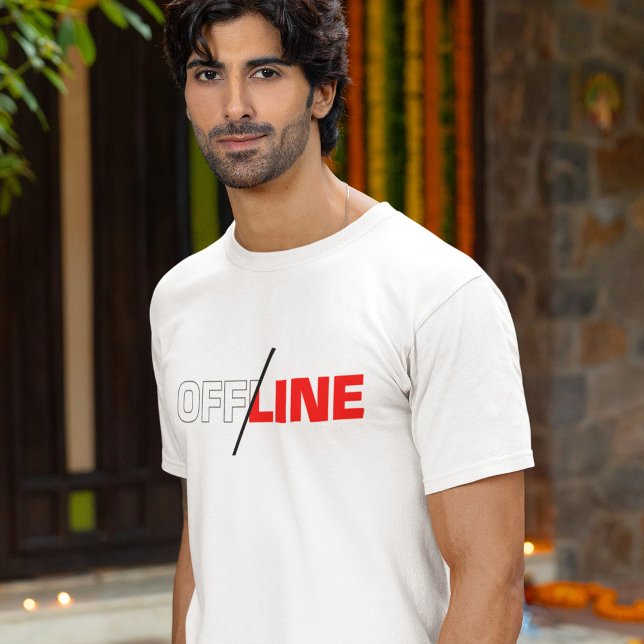 Offline | Geek Spaß T - Shirt (Von Creator hochgeladen)